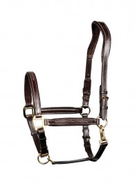 Недоуздок Harry's Horse з натуральної 100% шкіри та хромованими пряжками Фото