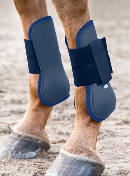 Универсальные ногавки для ног лошади Tendon в темно-синей расцветке от ТМ Horze Фото