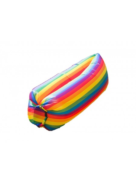 Надувний матрац Ламзак AIR sofa Rainbow Веселка Фото