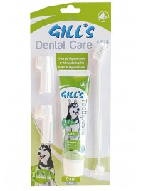 Зубна паста GILL'S м'ята + 3 щітки в наборі